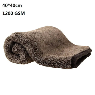 Car Cleaning Cloths Upgraded 1200gsm Ultra-Thick Car Drying Towel Microfiber Cloth Soft Super Absorbent Cleaning Towel