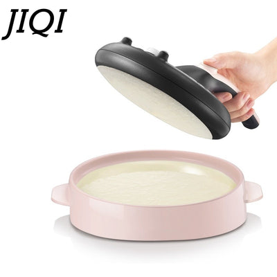 JIQI Automatic crepe maker non-stick pizza pancake machine household cooking kitchen application spring roll electric baking pan