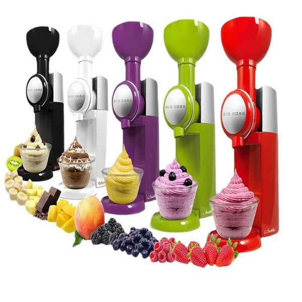 Household Kitchen Ice Cream Machine DIY Making Fruit Cone Frozen Dessert Maker Homemade Summer Heat Relief Popsicles Automatic