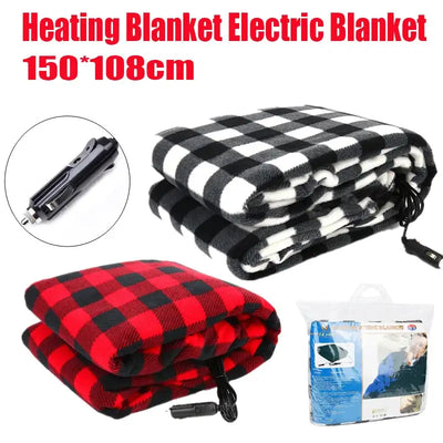 Heating Blanket Electric Blanket 12V Heating Cushion 150*108cm Electric Car Heated Blanket for Automobiles Home Warming Product