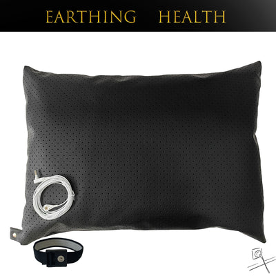 Earthing Pillowcase Premium Grounding Therapy Pillow Cover for Better Sleeping Anti-static Conductive Material Improve Health