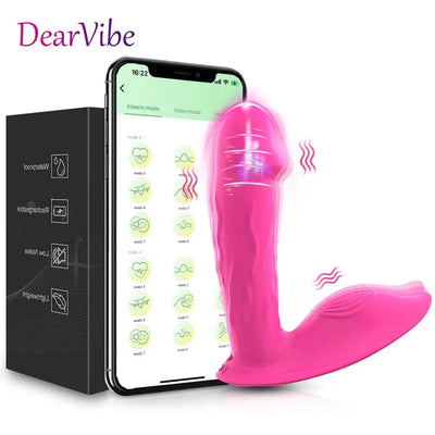 APP Bluetooth Dildo Vibrator for Women Wireless Control Vibrating Egg Clitoris Stimulator Female Sex Toys for Adults Couple
