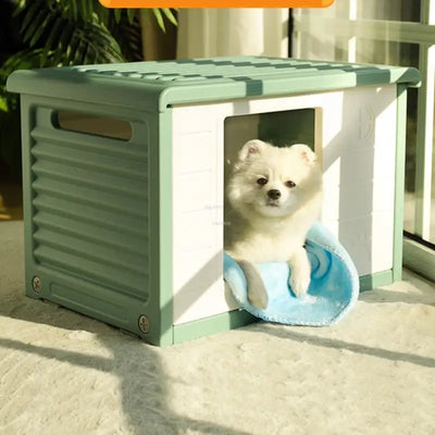 Dog Kennels Outdoor Winter Warm Dog Houses Waterproof Indoor Puppy Den Cat House Creative House for Dogs Outdoor Four Seasons