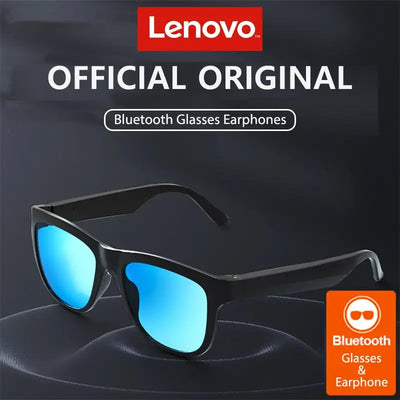 New Original Lenovo Lecoo C8 Smart Glasses Headset Wireless Bluetooth Sunglasses Outdoor Sport Earphone HD Mic Calling Headphone