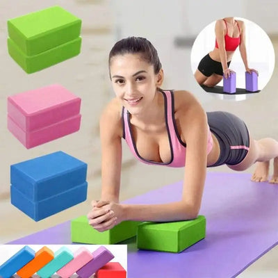 1/2PCS EVA Yoga Block Brick Sports Exercise Gym Foam Workout Stretching Aid Body Shaping Health Training Fitness Brick