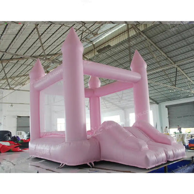 Inflatable White Wedding Jumper PVC Inflatable Bouncy Castle/Moon Bounce House/Bridal Bounce Slide Wedding Bounce House