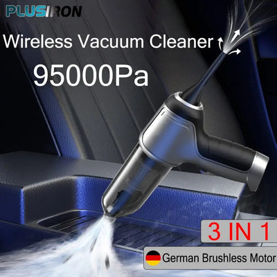 95000Pa Car Vacuum Cleaner Wireless Handheld Powerful Vaccum Cleaner For Car Home Desktop Cleaning Portable Mini Auto Cleaner
