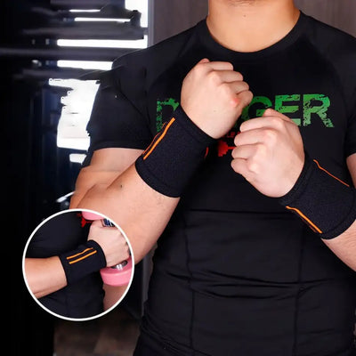 1Pair Fashion Unisex Bracers Fitness Knitted Wristband Health Massage Protective Gear Left or Right Hand Pressurized Breathable