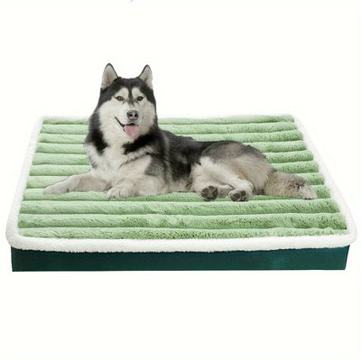 Winter Warm Waterproof Pet Bed Mat Dog Sleeping Pad With Pillow