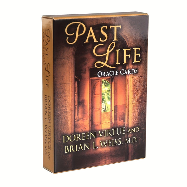 Past Life Tarot Cards - Full Oracle Deck with QR Guidebook and Box - Perfect for Beginners and Advanced Readers - Creative Small Gift, Holiday Accessory, Birthday Party Supplies, and Aesthetic Home Decor