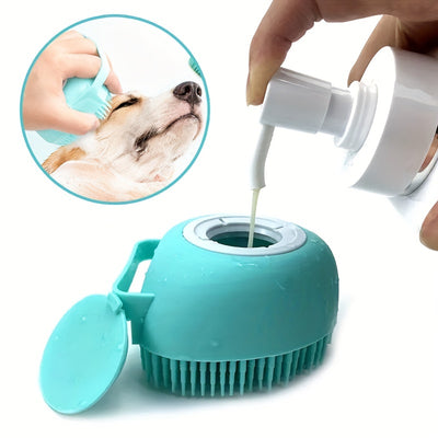 Groom Your Pet Like A Pro With Our Silicone Pet Brush For Dogs & Cats!