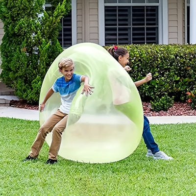 Giant Water Bubble Ball , Balloon Inflatable Water-Filled Ball Soft Rubber Ball For Outdoor Beach Pool Party Large