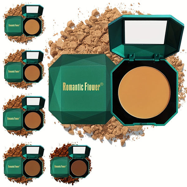 Bronzing Powder, 6-color Dark Matte Powder, Waterproof And Sweat Resistant, Contouring And Concealer Foundation, Contouring Face, Shading Nose Profile, Three-dimensional Makeup Wheat Powder