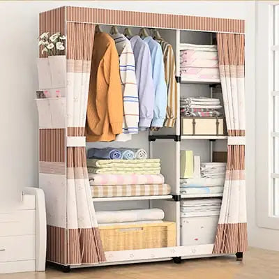 Delivery  normal DIY Non-woven fold Portable Storage  furniture When the quarter wardrobe  Cabinet bedroom furniture wardrobe