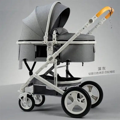 K-STAR 2-in-1 Baby Stroller Portable Baby Stroller Foldable Baby Stroller Adjustable High View Pram Travel System