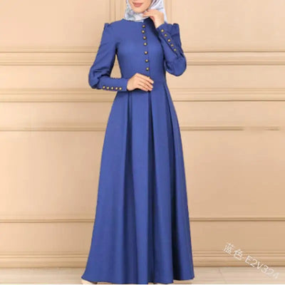 Adult Muslim Long Dress Dubai Abayas for Women Arabic Caftan Moroccan Kaftan Djelaba Femme Islamic Clothing