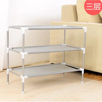 Multilayer Simple Shoe Rack Easy to Install Shoes Storage Shelf Home Dorm Dustproof Nonwoven Fabric Space Saver Shoe Cabinet