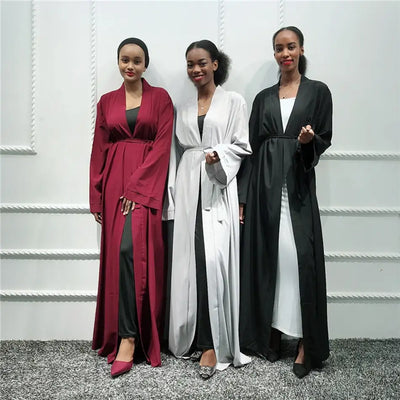 Plain Abaya Dubai Kimono Cardigan Turkey Hijab Muslim Dress African Dresses Abayas For Women Kaftan Dubai Caftan Islam Clothing