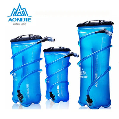 AONIJIE 1.5L/2L/3L Outdoor Cycling Running Foldable TPU Water Bag Sport Hydration Bladder for Camping Hiking Climbing 250/350ML