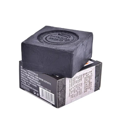 Black Bamboo Charcoal Soap Face Body Clear Whitening Soap Treatment Skin Care