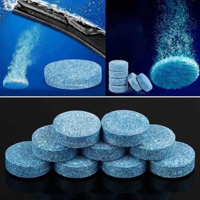 20PCS/Pack(20PCS=80L Water)Car Windshield Wiper Glass Car Washer Auto Solid Window Cleaner Effervescent Tablets Car Accessories