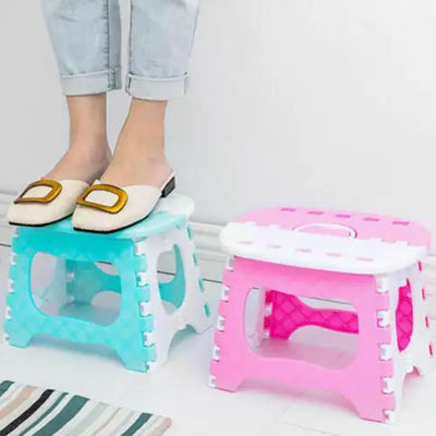 High Quality Folding Step Stool Super Strong Stepping Stools Premium Heavy Duty Foldable Stool For Kids Adult Garden Bathroom