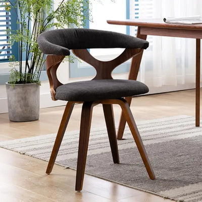 Nordic modern solid wood dining chair household dining table horn chair student writing study chair computer study office chair