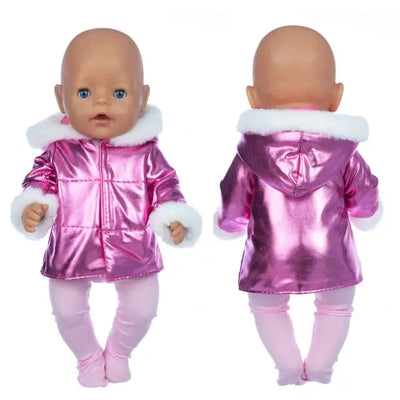 New Down jacket + leggings Doll Clothes Fit For 18inch/43cm born baby Doll clothes reborn Doll Accessories
