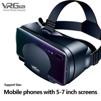 VRG Pro 3D VR Glasses Virtual Reality Full Screen Visual Wide-Angle VR Glasses For 5 To 7 Inch Smartphone Devices