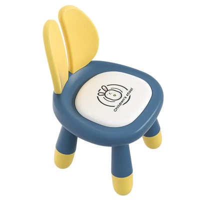 Children's Backrest Chair For Eating Household Plastic Cute Stool Baby Dining Chair Infant Seat Bench Called Chair K-STAR