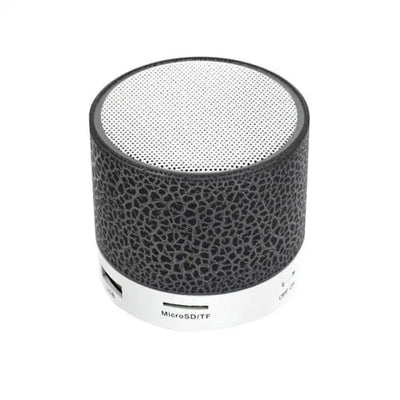 Portable Crack Bluetooth Speaker LED Colorful Lights Speaker for Bedroom Outdoor Music Sound Column for PC Mobile Phone Speakers