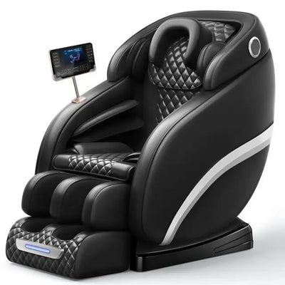 Jare 6687N Latest Leather Touch Screen Technology Zero Gravity Cover Shiatsu Foot Massager Full Body Massage Chair