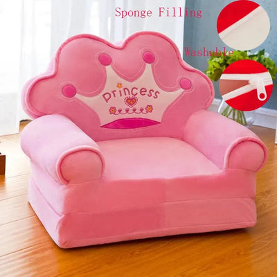 Children Folding Small Sofa Bed Nap Cartoon Cute Baby Tatami Sofa Kids Chair Lounger Bed Sofa Toys Seat Removable and Washable
