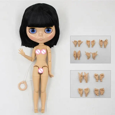 ICY DBS Blyth doll 1/6 bjd joint body white skin tan skin dark skin matte face nude doll 30cm anime toy girls gift