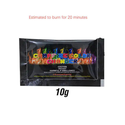 Bonfire Flame Powder Mysterious Magic Fire Fireplace Color Sachet Pyrotechnics Magic Trick Outdoor Camping Hiking Survival Tool