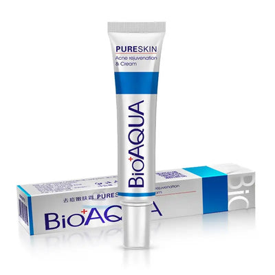 Bioaqua 30g Anti Acne Cream Oil Control Shrink Pore Acnes Scar Remove Face Care Treatment Blackhead Acne Whitening creatine