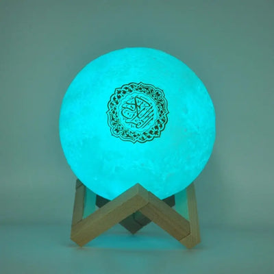 Bluetooth Speakers Wireless Muslim Night Light Quran speakers 3D Moon With APP control Quran Speaekr Koran Touch Lamp