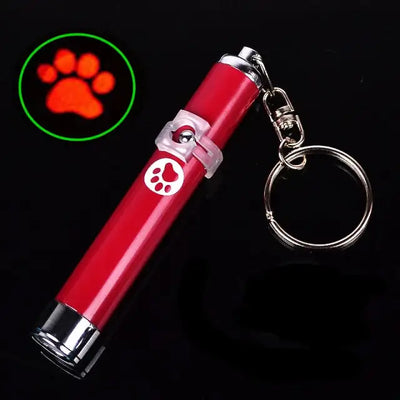 Portable Creative Funny Cat Laser LED Pointer Pet Kitten Training Toy light Pen With Bright Animation Mouse Shadow Accessories