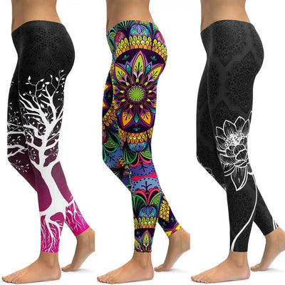 New Arrival Yoga Pants Women Yoga Leggings High Waist Yoga Pants Breathable Gym Fitness Push Up Girl Yoga Workout Leggings