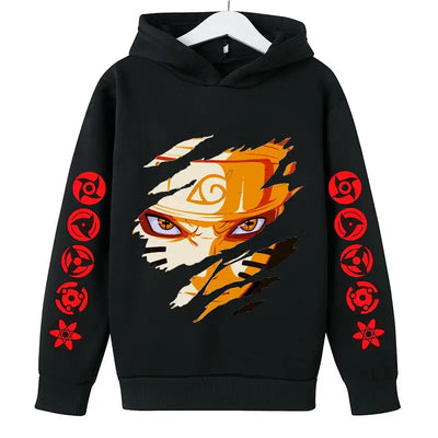 Cotton 100% Narutos Girl Clothes Ninja Hoodie Childrens coat Clothing Boy Hoodie Autumn Clothes Kids Sweatshirt Casual Jogging