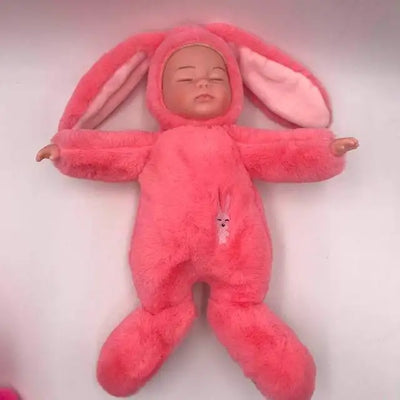 lol dolls Baby Sleeping Rabbit Plush Doll for girls gift Silicone reborn boy Kawaii new year Christmas Toys Birthday