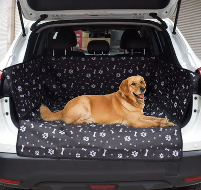Trunk Dog Carrier Waterproof Dog Seat Cover Foldable Oxford Protector Cushion Pet Mat Hammock Cat Anti-dirty Autostoel Hond