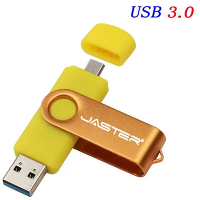 JASTER High speed  USB 3.0 OTG metal USB flash drive pendrive 4GB 8GB 16GB 32GB 64GB 128GB key usb stick pen drive flash