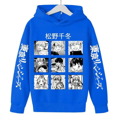 New Girls Girls Hoodies Sweatshirts 2-8Years Toddler Kids Baby Girls Sweatshirt Tokyo Revengers Anime Childrens Clothes for Girl