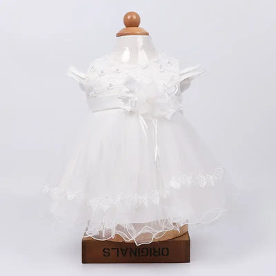 Pearl Girl Dresses for Weddings Kids Fluffy Lace Mesh Princess Skirt for Childrens Free Shipping Items Clothes for Kids