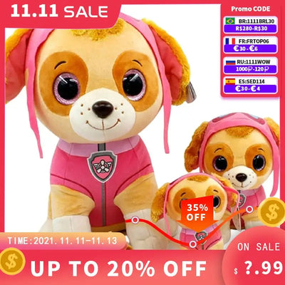 Ty Big Eyes Soft Stuffed Plush Toys Dog Skye Marshall Zuma Plush Stuffed Animal Collectible Soft Doll Toy Boy Girl Gift 25cm