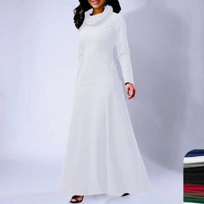 OTEN Muslim Women Abaya Dress Solid Arabic Prayer Wear Jubah Dubai Elegant Islamic Clothing Femme Robes Ramadan Clothes S-5XL