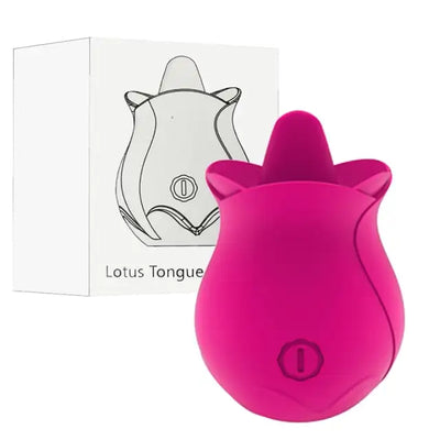 Rose Sucking Tongue Licking Vibrators Clit Nipple Sucker for Women Clitoris Stimulator Oral Pussy Licking Sex Toys Sex Product