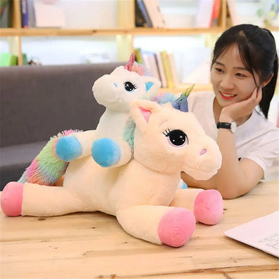 40cm Unicorn Plush Toy Soft Stuffed Popular Cartoon Unicorn Doll Animal Horse Toy High Quality Toys for Children Girls