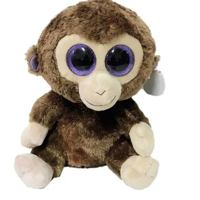 New 6" 15cm Ty Big Glitter Eyes Original Coconut the Monkey Plush Stuffed Animal Collectible Soft Doll Toy Boy and girl Gift